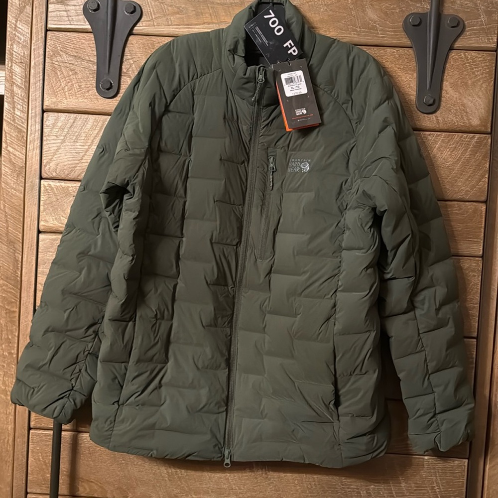 Mountain Hardwear Men's Stretchdown 'Green' Puffer Jacket size XL New with tags